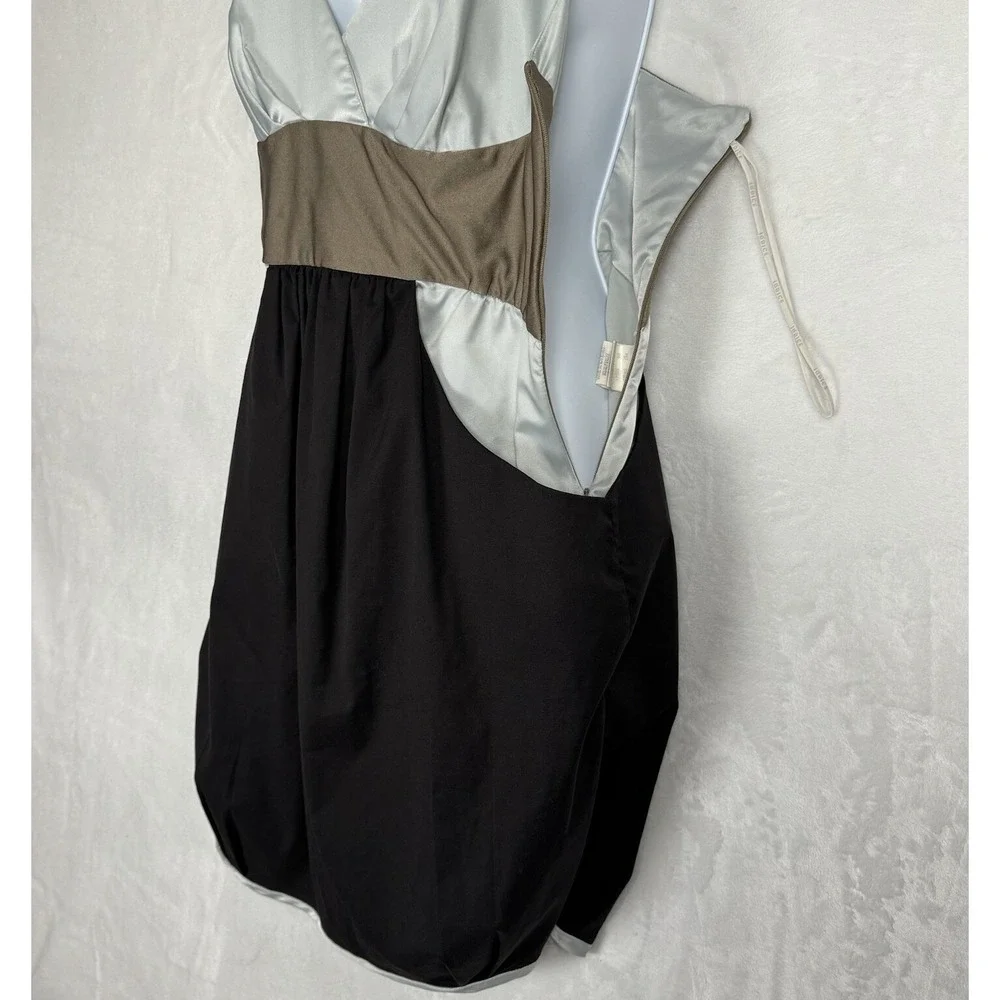 Saks 5th Avenue Iodice‎ Mini Dress Size XS Racerback Colorblock Sexy Party